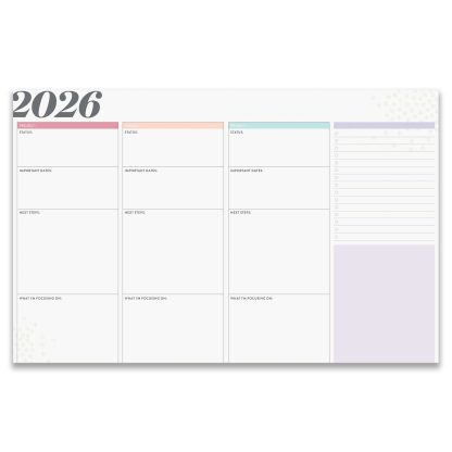Project Planning Deskpad