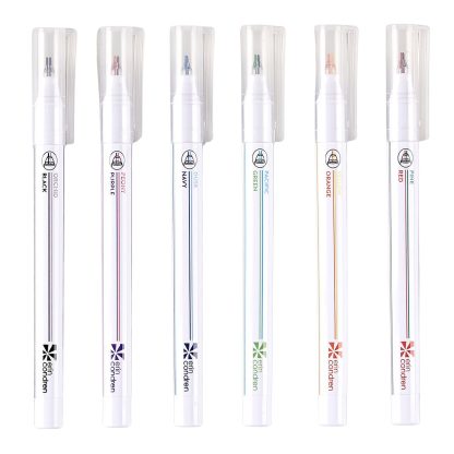 Double Line Marker Pens 6-Pack