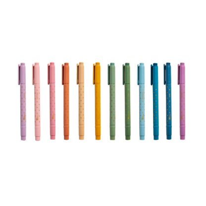 Earth Tones Dual-Tip Markers 12-Pack
