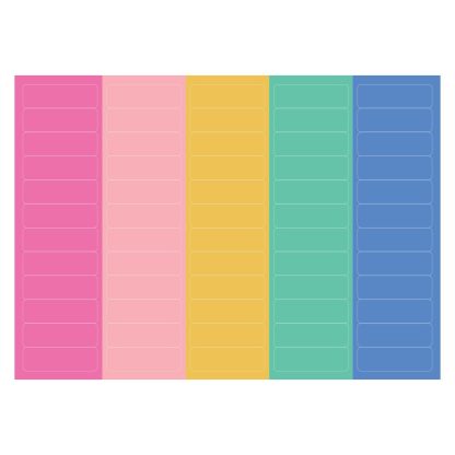 Colorful Customizable Hourly Event Stickers