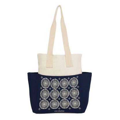 Modern Geometric Custom Color Block Tote Bag
