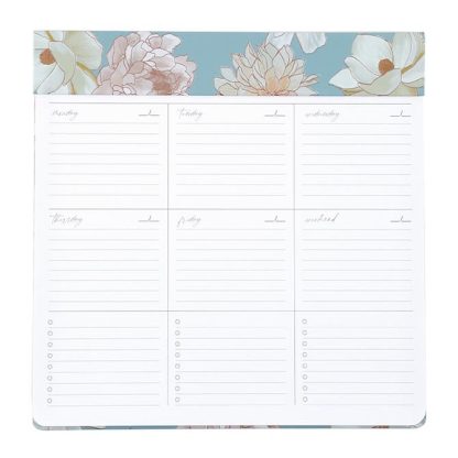 Flora Designer Schedule Pad