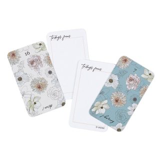 Flora Daily Focus Canvas Wall Organizer Cards