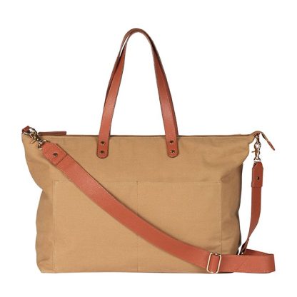Camel Large Weekender Bag