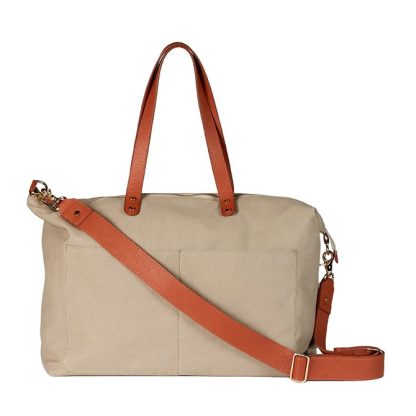 Linen Large Weekender Bag