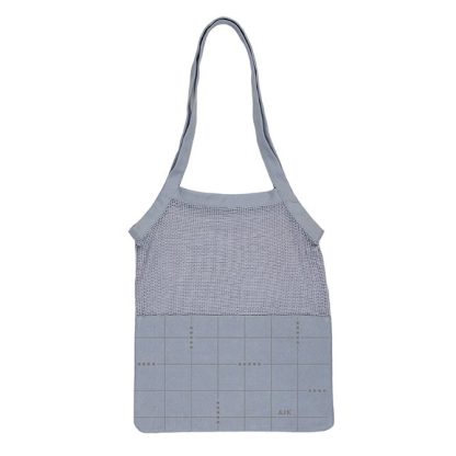Focused Grid Mesh Tote Bag