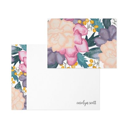 Watercolor Bouquet Personalized Stationery
