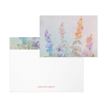 Watercolor Meadow Personalized Stationery