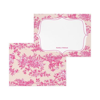 Toile Y'all Personalized Stationery