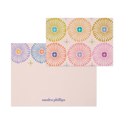 Modern Geometric Personalized Stationery