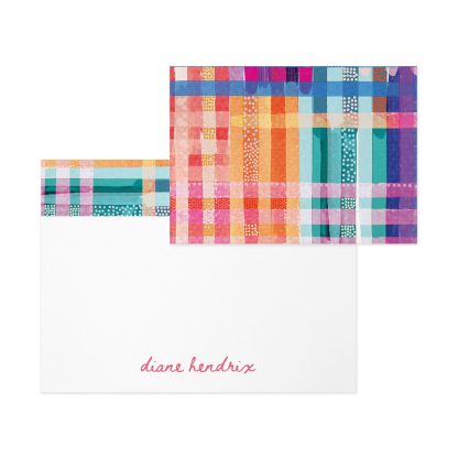 EttaVee Woven Personalized Stationery