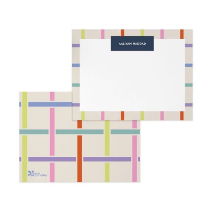 Crisscross Personalized Stationery