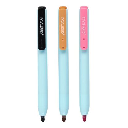 Focused Retractable Dry Erase Markers 3-Pack