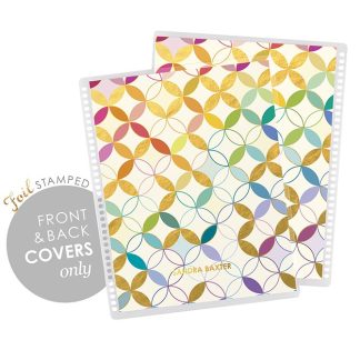 Mid Century Circles Metallic Covers