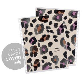 Watercolor Leopard Print Covers