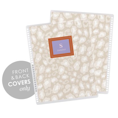 Leopard Monogram Covers