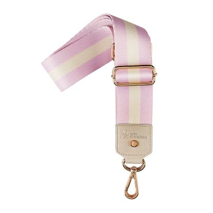 Lilac and Tan Interchangeable Bag Strap