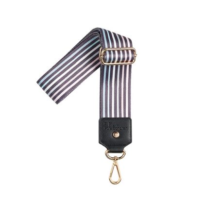Neutral Watercolor Stripes Interchangeable Bag Strap