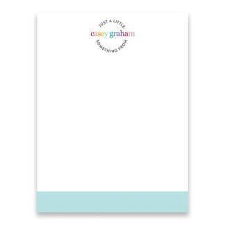 Colorblock Letterhead Notepad Set