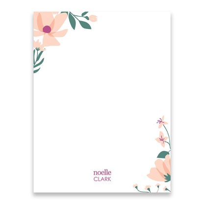 Wildflowers Letterhead Notepad Set