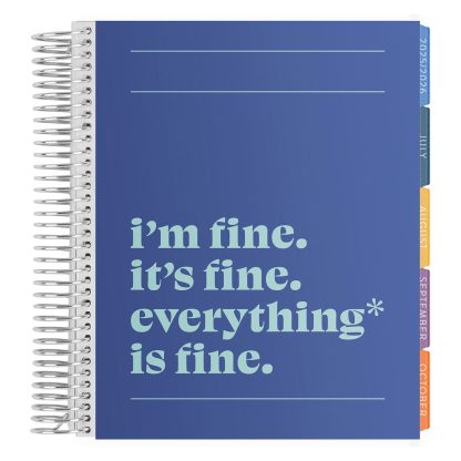 Fine Mantra 7x9 Monthly Planner, Ready-to-Ship