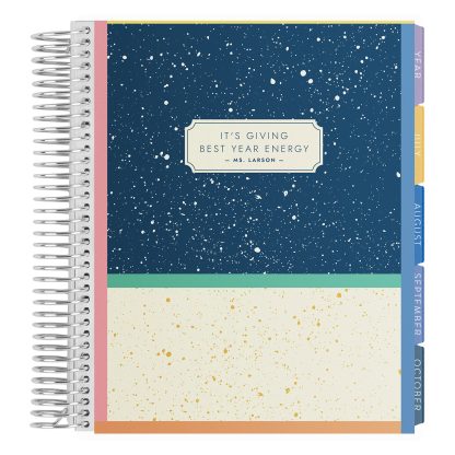 Color Block Composition Monthly Planner