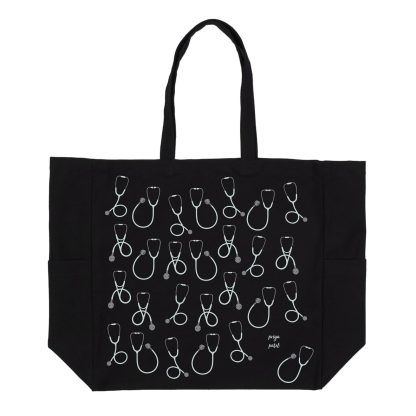 Stethoscopes Canvas Pocket Tote Bag