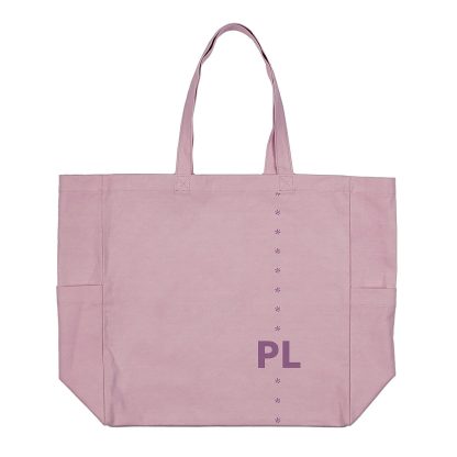 Asterisk Monogram Pocket Tote Bag