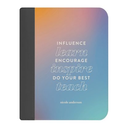 Large Learn Inspire Teach Stand Up Folio