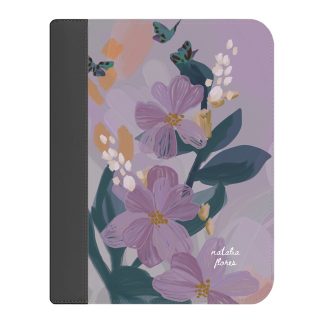 Large Bold Blooms Butterflies Stand Up Folio