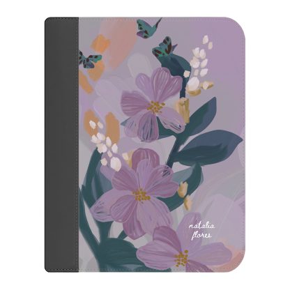 Large Bold Blooms Butterflies Stand Up Folio