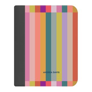 Large Tonal Stripes Stand Up Folio