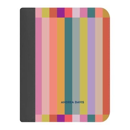 Large Tonal Stripes Stand Up Folio