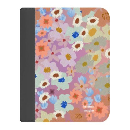 Large Sunset Floral Stand Up Folio