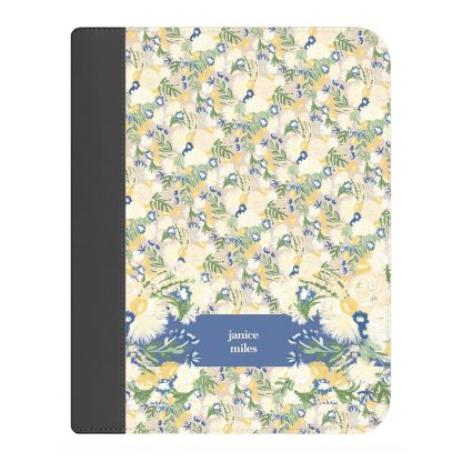 Large Floral Lattice Stand Up Folio