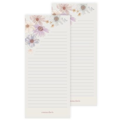 Wildflowers List Pad 2pk