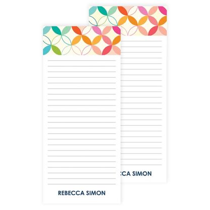 Mid Century Circles List Pad 2pk