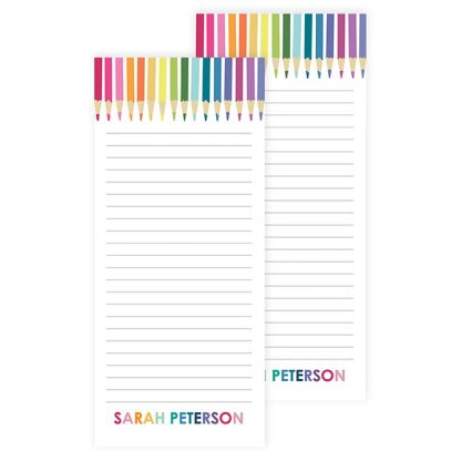 Rainbow Heart List Pad 2pk