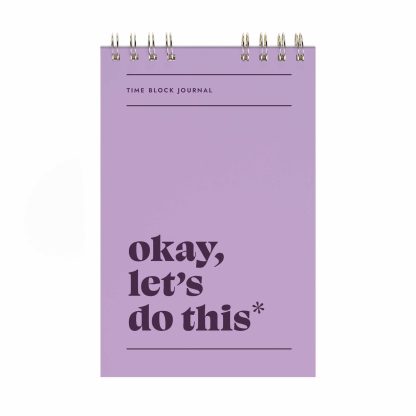 Mantra Time Blocking Top Spiral Notepad