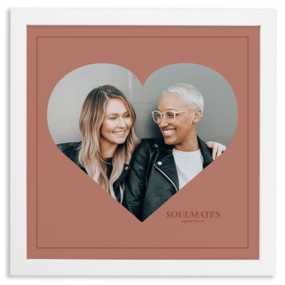 Big Heart Square Framed Photo