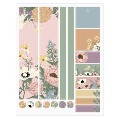 Bouquet Monthly Sticker Sheet