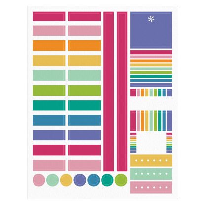 Taffy Stripes Monthly Sticker Sheet