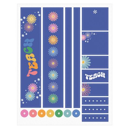 Teach Monthly Sticker Sheet