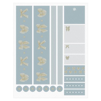 Gilded Bows Monthly Sticker Sheet