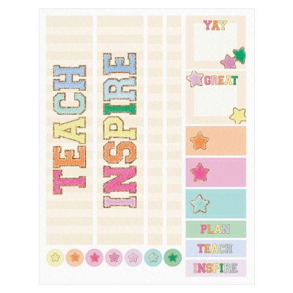 Stoney Clover Lane Striped Plan Monthly Sticker Sheet