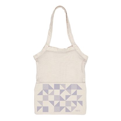 Mosaic Focused Mesh Tote Bag