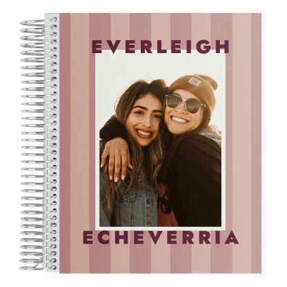 Photo Stripe Meeting Notebook