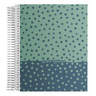 Color Block Polka Dots Notebook