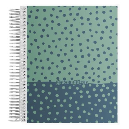 Color Block Polka Dots Notebook