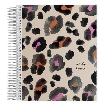 Watercolor Leopard Print Notebook